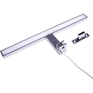 Aplique LED 230VAC 12W 4000K de espelho para WC - IP44 - 600mm