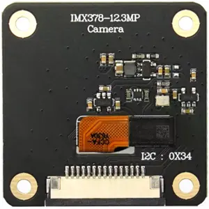 Módulo de cámara gran angular IMX378-190 12,3MP para Raspberry Pi 4B / 5 (4056x3040 FOV190°)