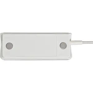 Carregador 4×USB-A + 1×USB-C PD (20W) com estação de secretária e cabo 1.5m