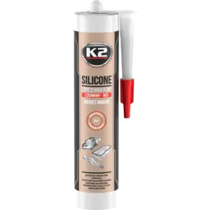 Silicone industrial vermelho alta-temperatura (300ºC) - 300ml