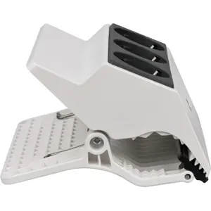 Bloco de tomadas tipo mola 3x Schuko - cabo de 3.0m - Branco