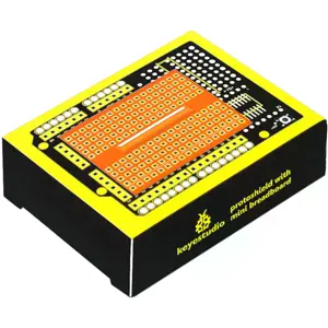 Placa protótipo protoshield com mini placa de ensaio compatível com Arduino Uno
