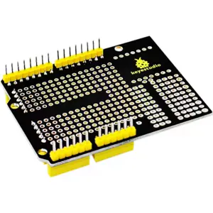 Placa protótipo protoshield com mini placa de ensaio compatível com Arduino Uno