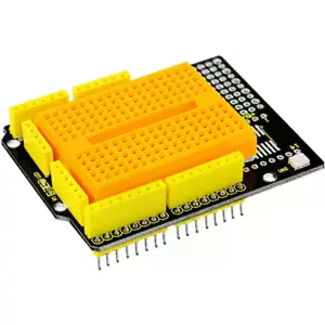Placa protótipo protoshield com mini placa de ensaio compatível com Arduino Uno