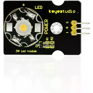 Módulo Led branco 3W 6500K compatível com Arduino