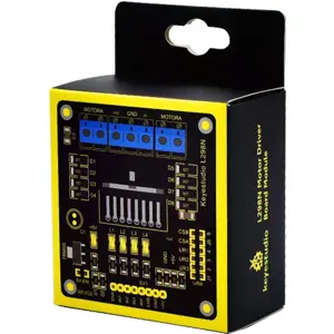 Módulo controlador de 2 motores DC ou 1 Stepper (L298N)