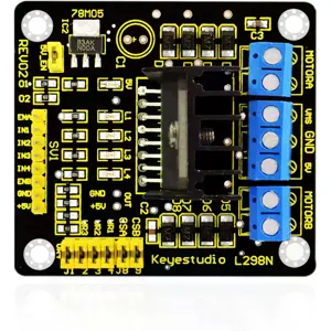 Módulo controlador de 2 motores DC ou 1 Stepper (L298N)