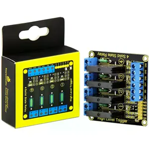Módulo de 4 relés de estado sólido compatível com Arduino