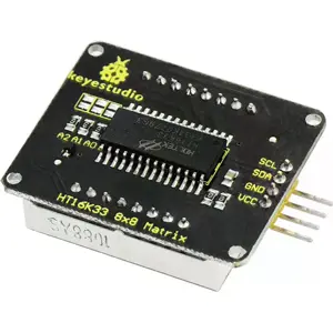 Módulo Matriz LEDs 8x8 I2C (HT16K33) compatível com Arduino