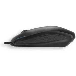 Rato óptico 1000DPI com fio USB  3 botões - Preto