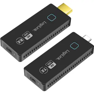 Extensor de vídeo (TX+RX) Wireless de USB-C DP-Alt para HDMI 4K - até 30m