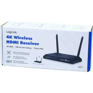 Receptor (RX) adicional KVM Wireless HDMI+USB 4K - até 150m