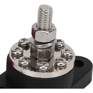 Bloque de distribución DC 8x M10 (máx. 48V 160A)