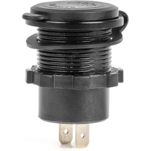 Tomada de painel USB-A QC3.0 + USB-C PD c/ indicador de voltagem + botão ON/OFF