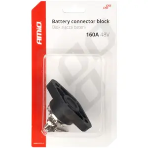 Bloque de distribución DC 8x M10 (máx. 48V 160A)