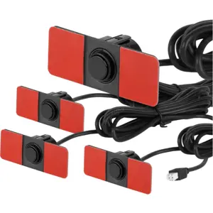 Sensores de estacionamento compactos para automóvel [sonoro] - Ø16.5mm - Preto
