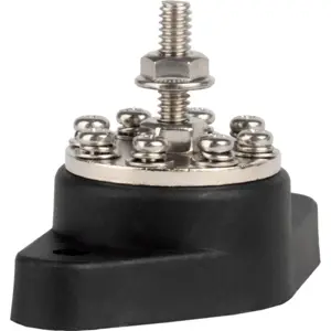 Bloco de distribuição DC 8x M10 (máx. 48V 160A)