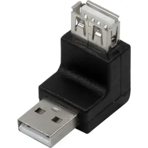 Adaptador USB-A 2.0 macho - fêmea 270º
