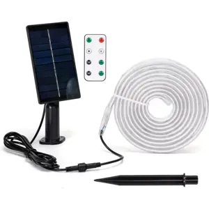 Fita LED Solar 4000mAh 6500K (branco frio) IP65 - 10m