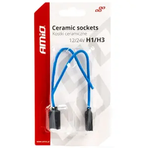 Suporte cerâmico para lâmpadas automóvel H1/H3 [2 pcs.] - 150mm