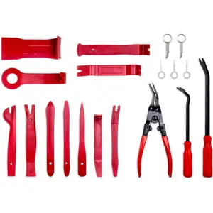 Kit de ferramentas extratoras de guarnições e auto-rádios [19 pcs.]
