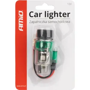 Toma con encendedor universal 12VDC - iluminación verde