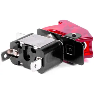 Interruptor de alavanca ''Top Gun'' 2 posições estáveis ON-OFF 12/24V 20A - Vermelho