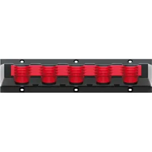 Porta-herramientas de pared 5 ranuras - 310mm
