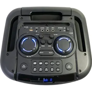 Coluna Bluetooth Portátil 500W USB/BT/SD/AUX TWS LED IBIZA