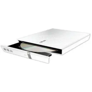 Gravador externo Slim de CD/DVDs c/ ligação USB 2.0 - Branco