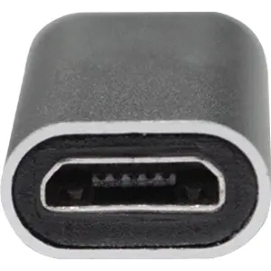 Adaptador USB-C macho » micro-USB fêmea - silver