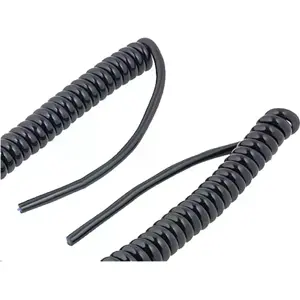 Cabo elétrico multifilar em espiral 3x1.00mm² 05BQH8-F - preto - 1.0...3.0m