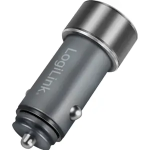 Cargador de mechero (12..24VDC) USB-A QC 18W + USB-C PD 18W