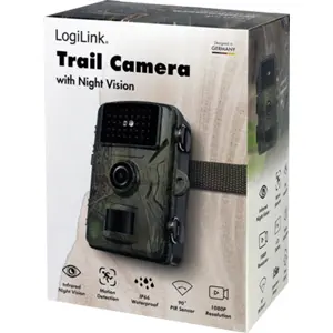 Câmara de gravação de vida selvagem/caça 1080P 2Mpx 110º c/ sensor PIR 15m IP66