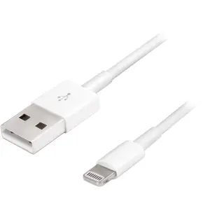 Cabo USB-A - Lightning 2.0A - branco - 1.0m