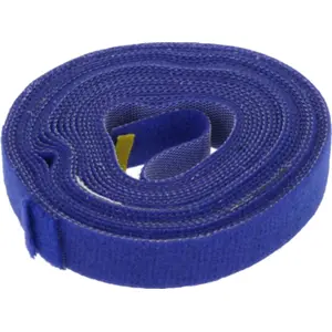 Fita velcro macho/fêmea - Azul - 16mm x 4m