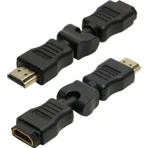 Adaptador HDMI 4K@30Hz macho-fêmea rotativo 270º
