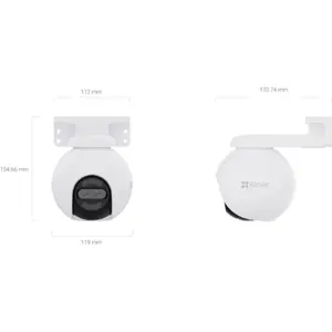 Cámara IP (Wi-Fi / Ethernet) Pan/Tilt con 2 lentes (4K + 1080p) 4mm ColorFULL - IP65