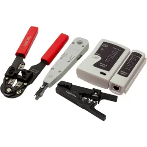 Kit de ferramentas para instalação de telefones e rede