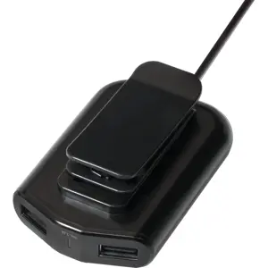 Carregador de isqueiro 2x USB 2.4A c/  extensão para bancos traseiros 2x USB 2.4A