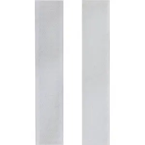 Conjunto de 2 rolos fita velcro (macho+fêmea) autoadesiva - 25mm x 5m