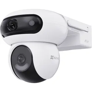 Cámara IP (Wi-Fi) 2K⁺ Doble (Pan/Tilt + Rotativa) con Batería + Panel solar - para exterior
