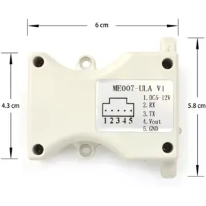 Analisador de distância ultrassônico à prova d'água (27~800cm, ULA)