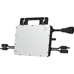 Microinversor Solar 1000W (Conexão à Rede 230V) para 2 Painéis até 500W (1000W total)