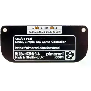 Gamepad I2C Qw/ST Pad para Raspberry Pi e Pico