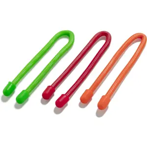 Abraçadeiras flexíveis reutilizáveis 150mm [3 unid.]
