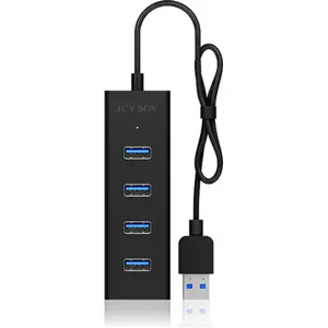 Hub USB 3.0 de 4 puertos con cable USB-A - 40cm