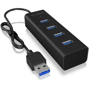 Hub USB 3.0 de 4 puertos con cable USB-A - 40cm