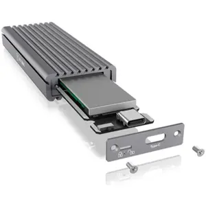 Caixa em alumínio USB-C 3.1 para Disco SSD M.2 NVMe c/ dissipação térmica