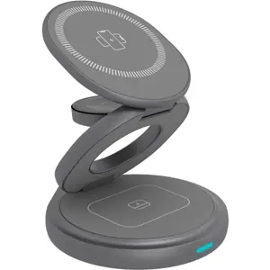 Suporte para carregamento Wireless 3-em-1 magnético (MagSafe)